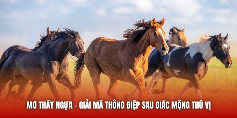 Mơ Thấy Ngựa - Giải Mã Thông Điệp Sau Giấc Mộng Thú Vị